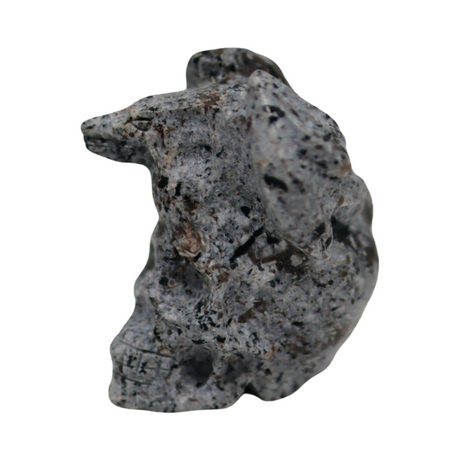 Stone - Natural Syenite Crystal - Sculpture - Skull