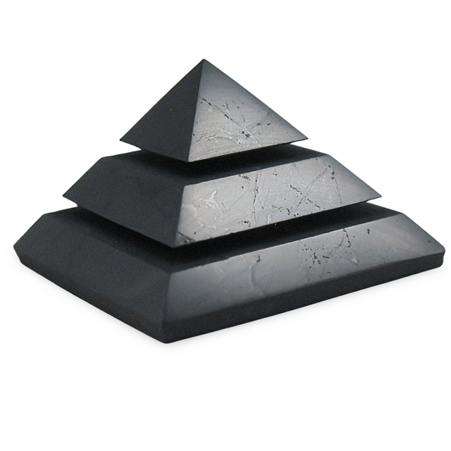 Pyramid – Shungite Pyramid Saqqara – 5 cm