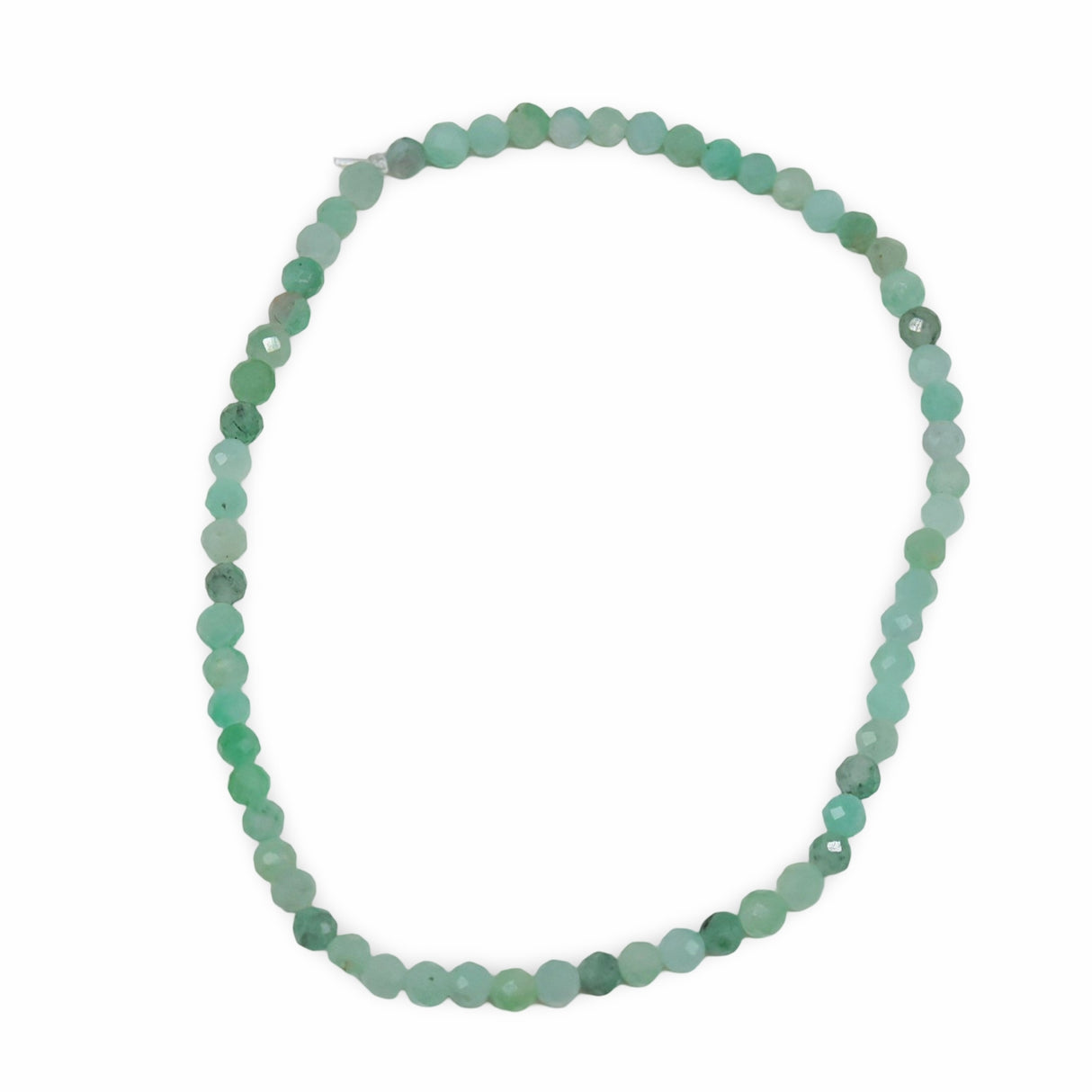 Bracelet - Emerald - Faceted - 3.5mm