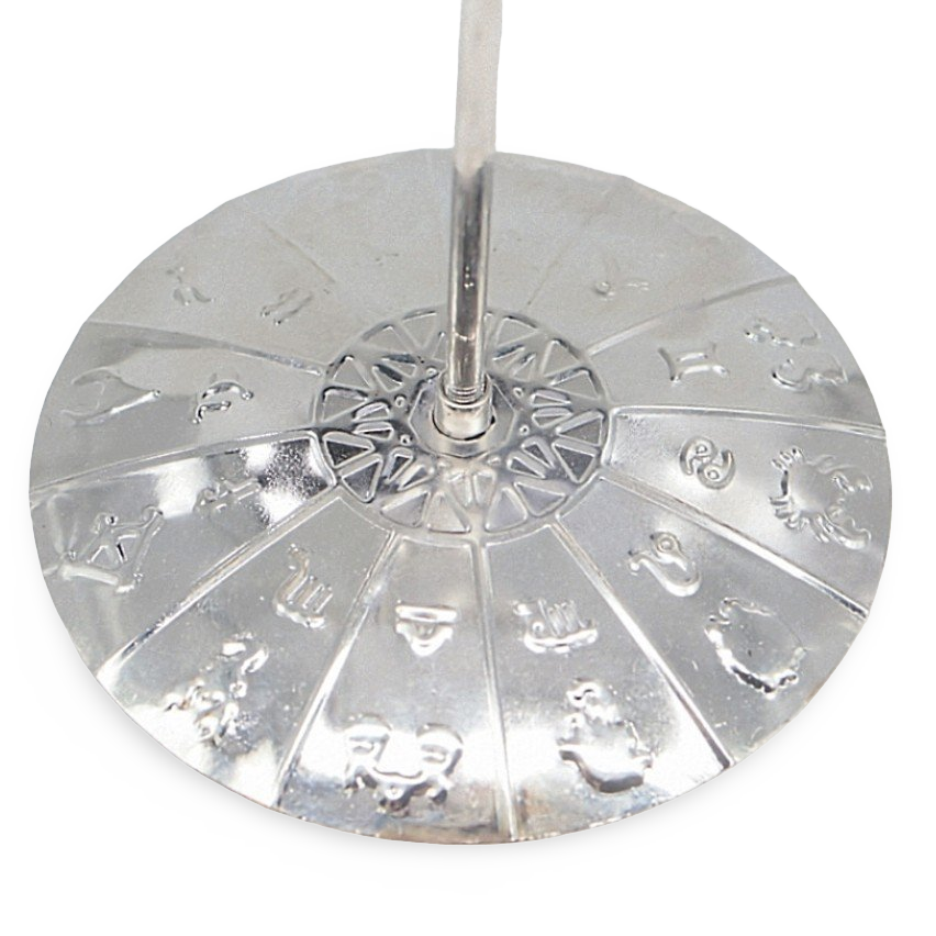 Stone - Yooperlite Moon Shape with Astrological Metal Stand