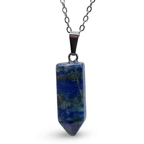 Necklace - Bullet Point - Gemstone Pendant Lapis Lazuli