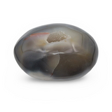 Palm Stone - Orca Agate with Druze - Tumbled - 154g