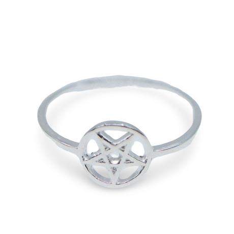 Ring - 925 Sterling Silver - Pentacle