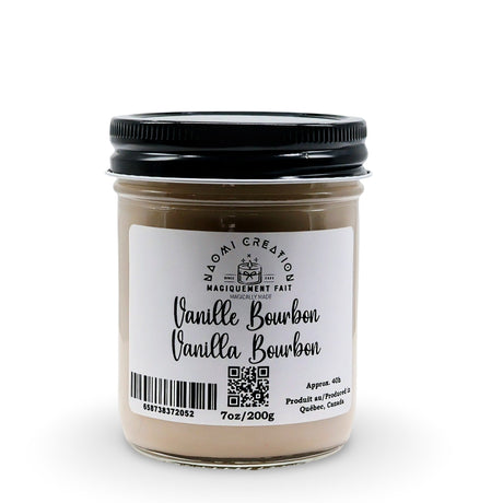 Scented Candles - Vanilla Bourbon - Wood Wick