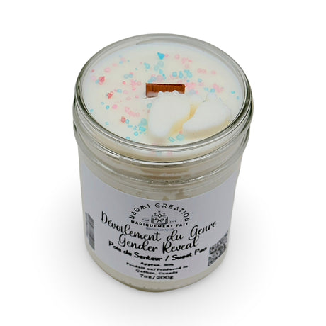 Scented Candles - Gender Reveal - Wood Wick