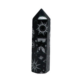 Obelisk - Black Obsidian - Mystic Mixed Image
