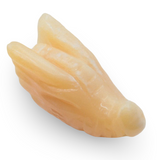 Stone - Yellow Calcite - Dragon Head Shape - Tumbled