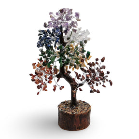 Home Decor - Gem Tree - 7 Chakra - 10-12"H - 500 Beads