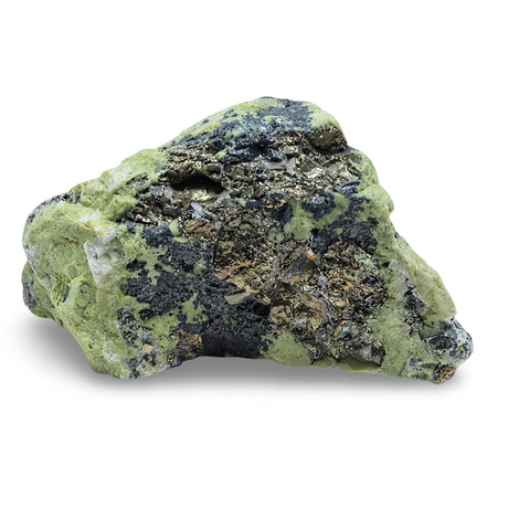 Stone - Serpentine With Pyrite Inclusions - Peru - Rough - 216g