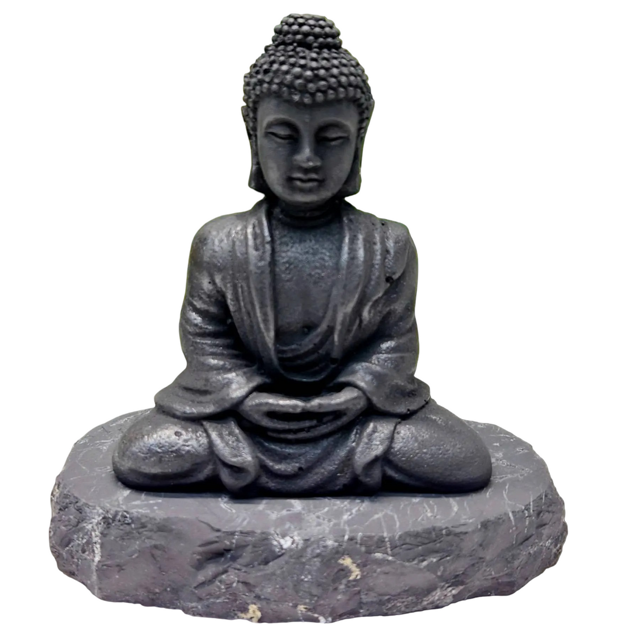 Home Décor – Shungite Sculpture – Buddha - 3.5x3x2 Inches
