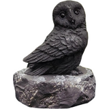 Home Decor - Shungite Sculpture - Owl Facing Sideways (2.25x1.75x2.25")
