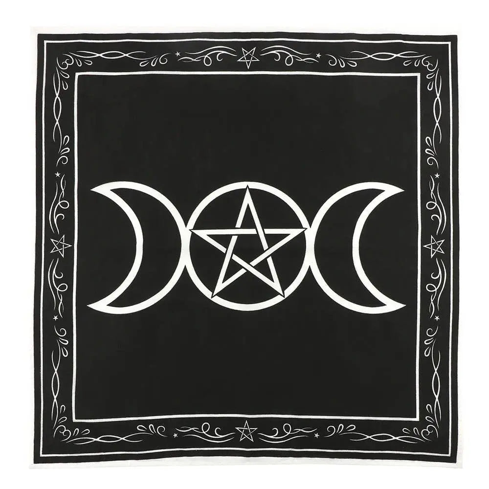 Home Decor -Altar Cloth -Triple Moon