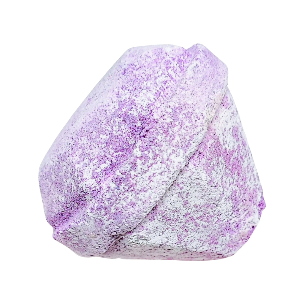 Bath Bomb -Gemstone -White & Purple -Extreme Fragrance