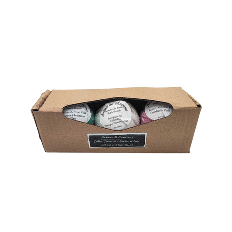 Clearance - Bath Bomb - Gift Set - 3 Bath Bombs - Festive Mix
