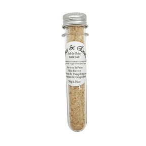 Bath Salt -Himalayan Salt -Skin Revive -Geranium & Grapefruit 100g