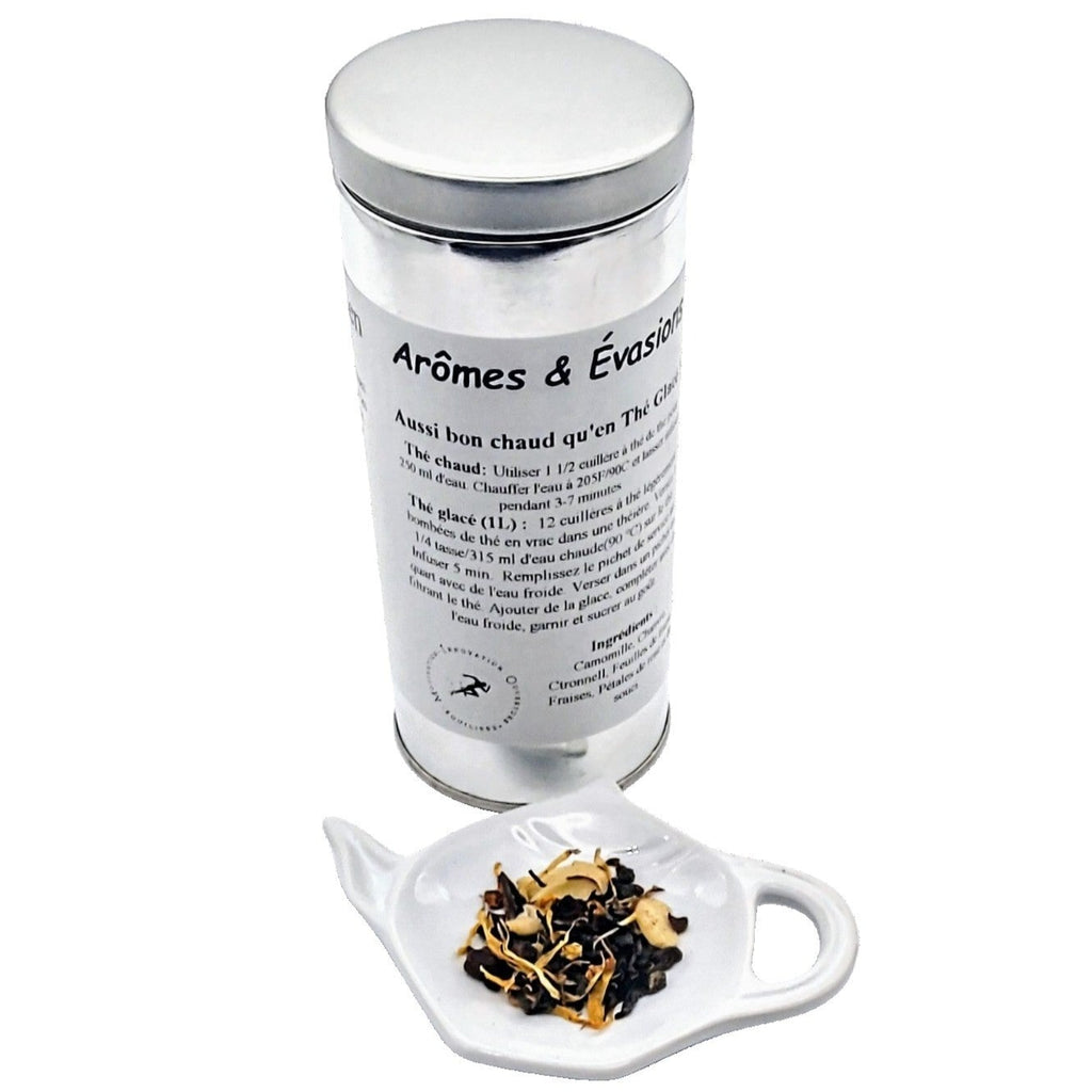 Black Tea - French Vanilla - Loose Tea Pu'Erh Tea Aromes Evasions 