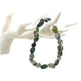 Bracelet -Moss Agate -Natural Shape