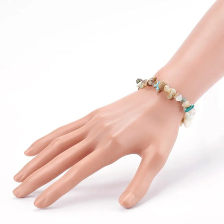 Bracelet -Blue Opal -Chips