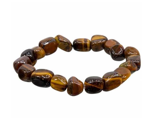 Bracelet - Tiger Eye - Natural Shape Beads