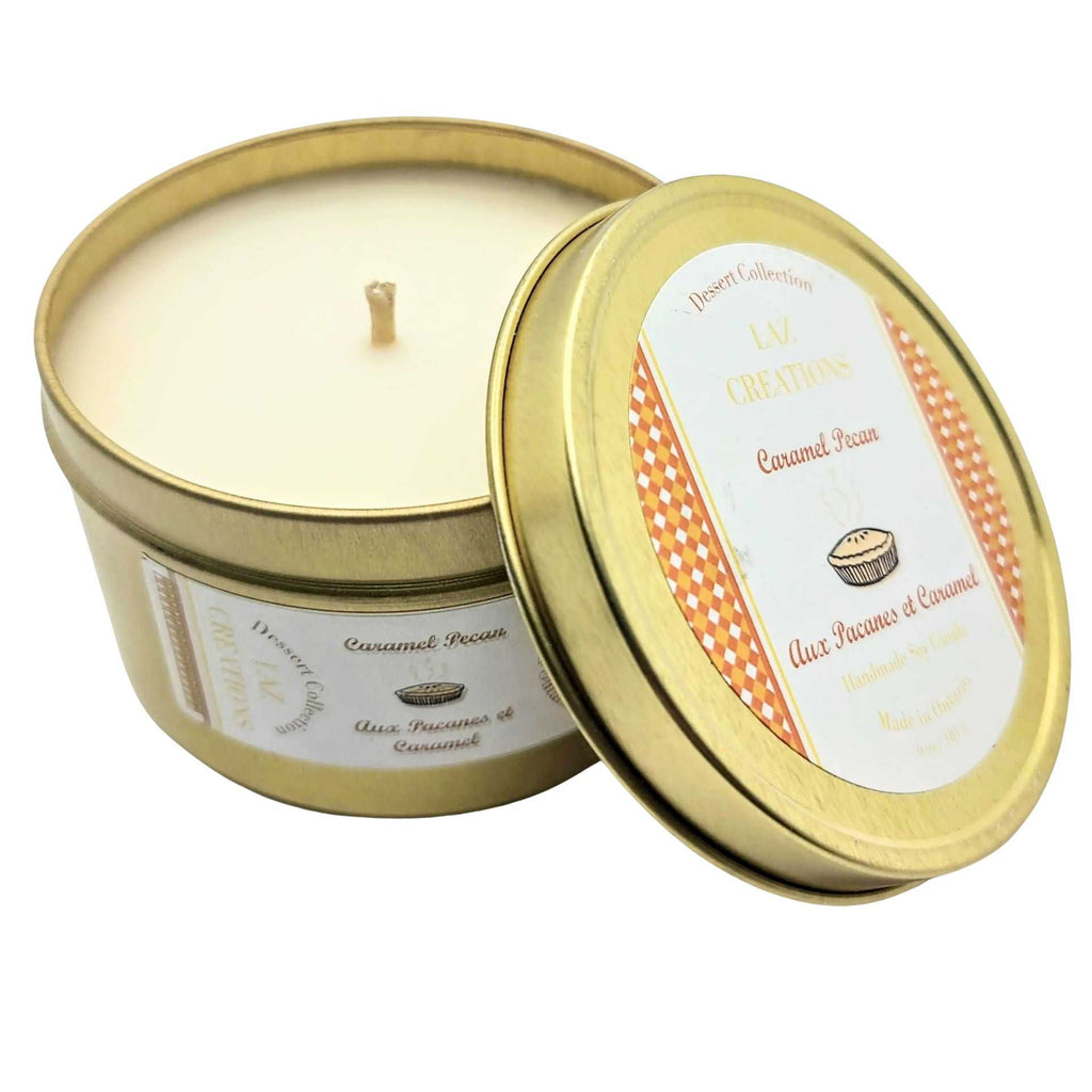 CLEARANCE -Soy Candle -Caramel Pecan -6oz