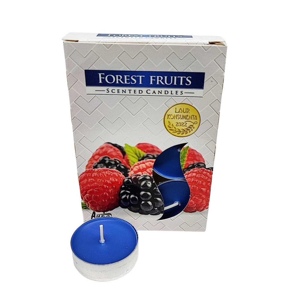 Candle -Scented Tealights -Set of 6 -Forest Fruits