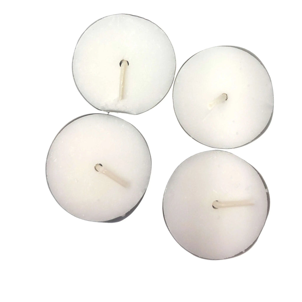 Candle -Tealights -White -Pack of 4 Tealights Aromes Evasions 