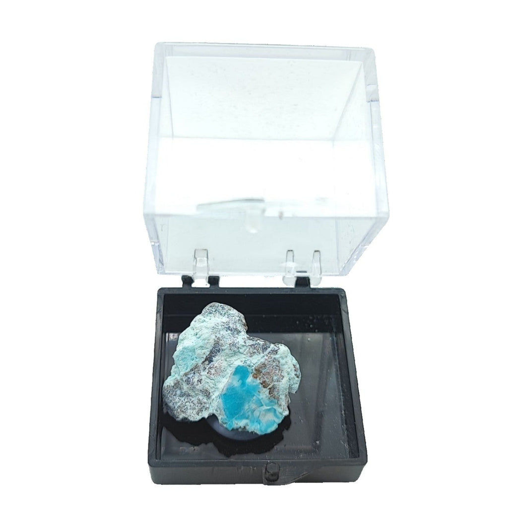 Collection Piece -Display Box -Cyanotrichite -Rough -Guizhou