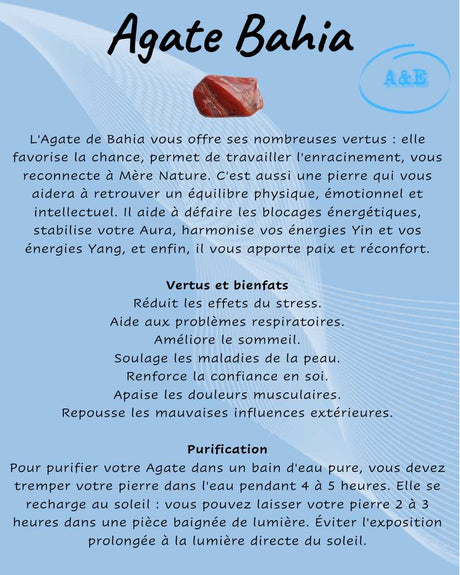Descriptive Cards -Precious Stones & Crystals -Agate Bahia Default Title
