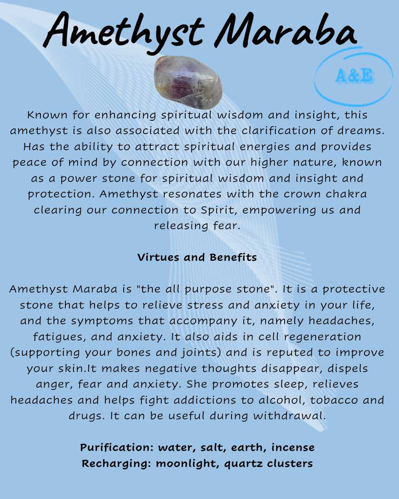 Descriptive Cards -Precious Stones & Crystals -Amethyst Maraba
