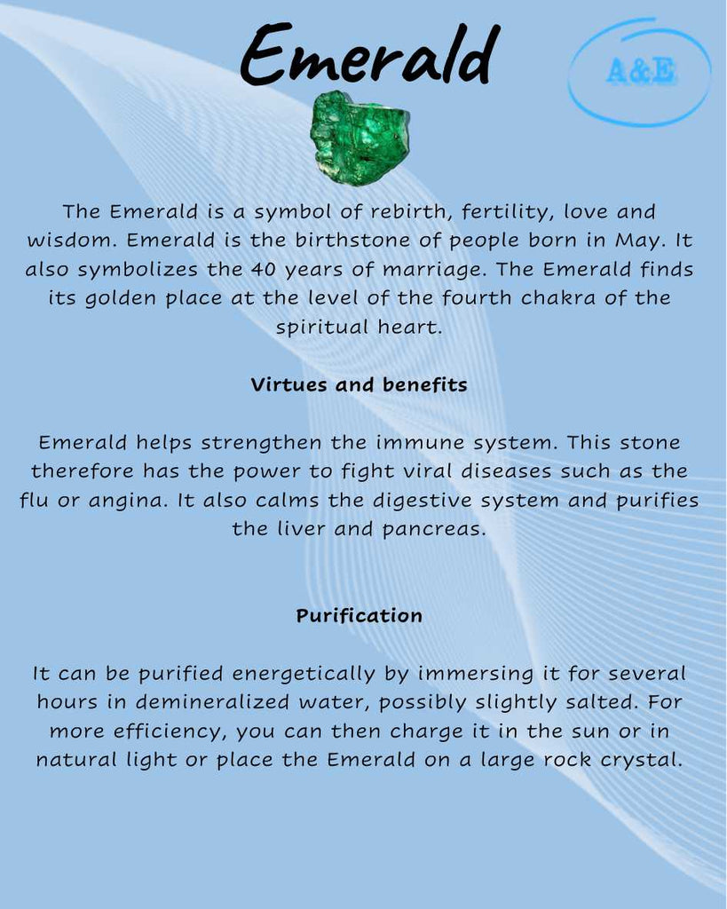 Descriptive Cards -Precious Stones & Crystals -Emerald