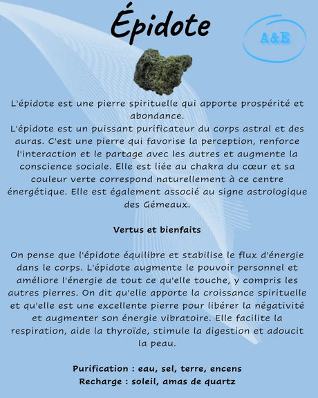 Descriptive Cards -Precious Stones & Crystals -Epidote Default Title