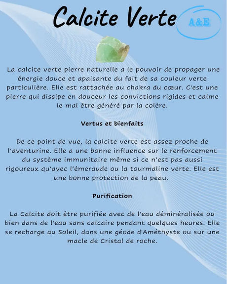 Descriptive Cards -Precious Stones & Crystals -Green Calcite Default Title