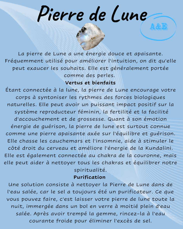 Descriptive Cards -Precious Stones & Crystals -Moonstone Default Title