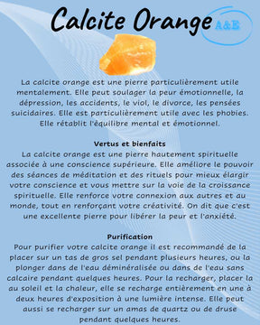 Descriptive Cards -Precious Stones & Crystals -Orange Calcite Default Title