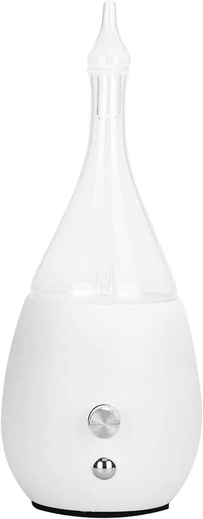 Diffuser -Nebulizer -Glass -White Wood Base -Oval