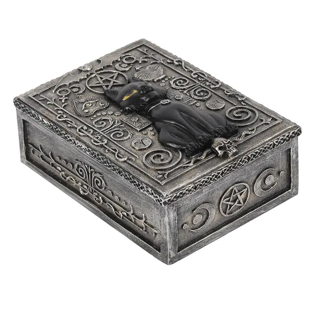 Home Decor -Box -Gothic Black Cat