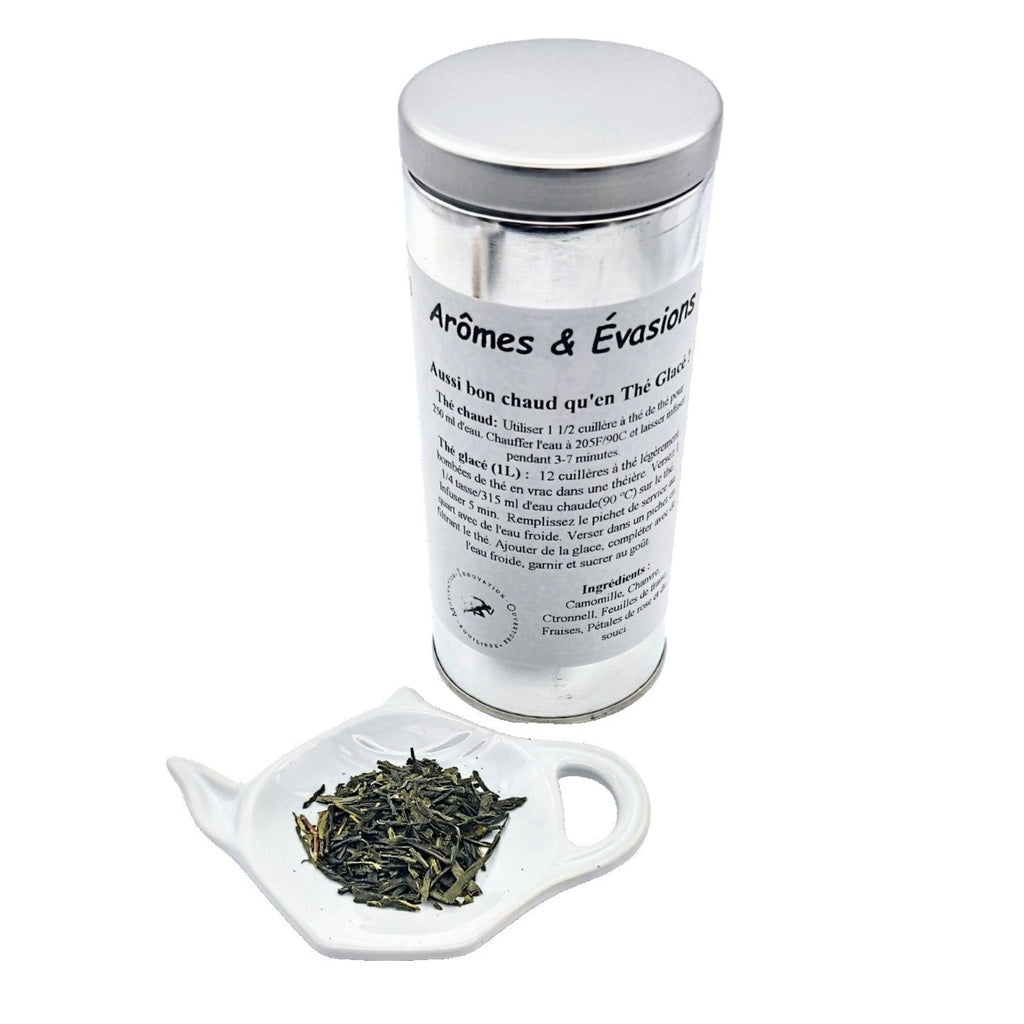 Green Tea - Japanese Sencha - Loose Tea Green Tea Aromes Evasions 