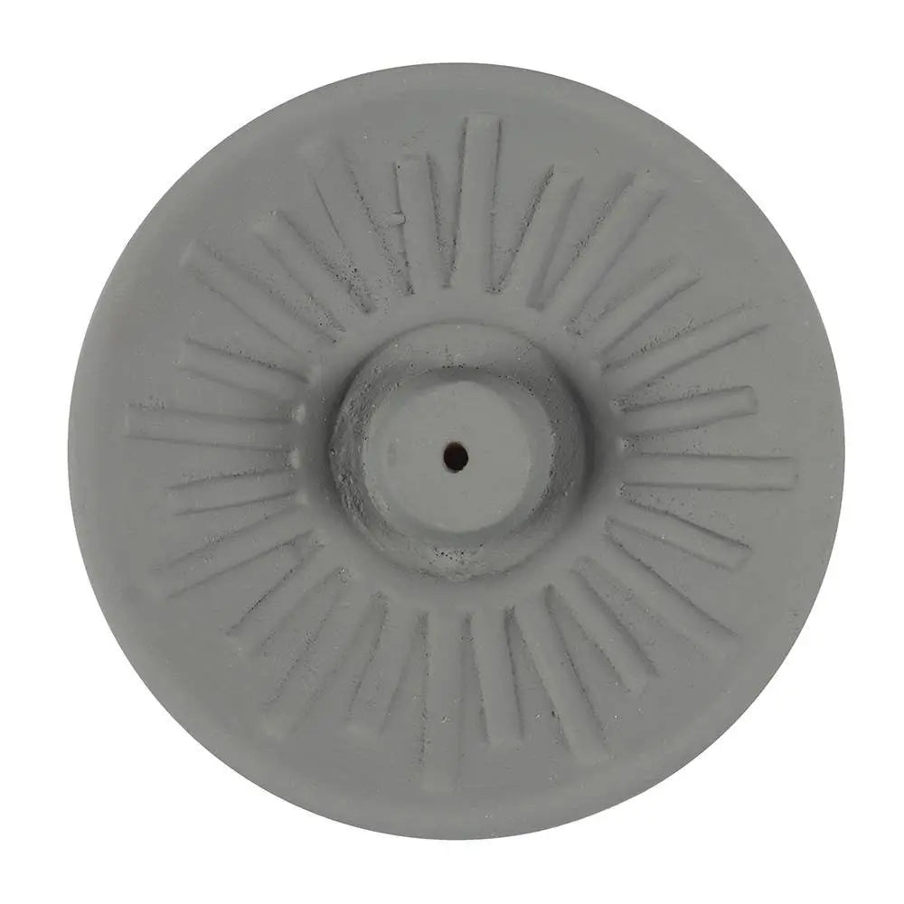 Grey Energy Terracotta Incense Plate - -Aromes Evasions 
