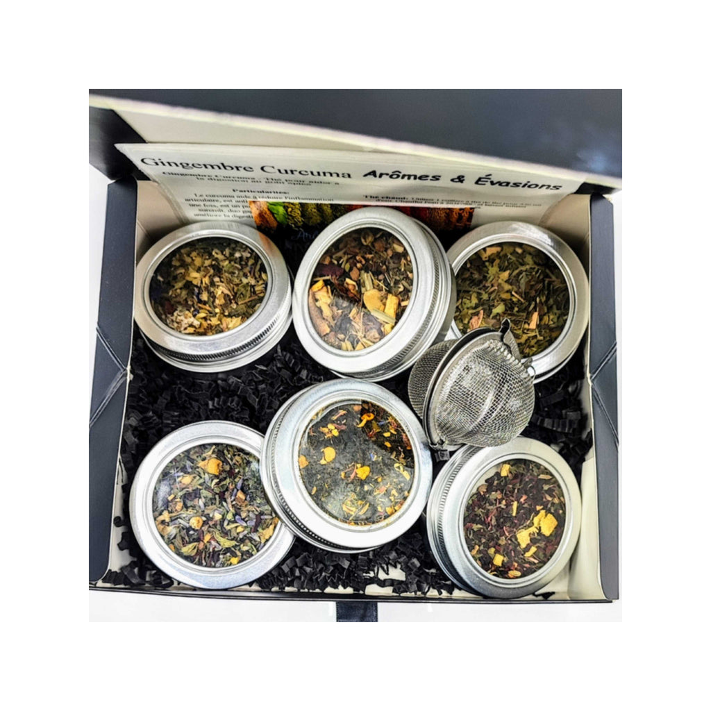 Herbal Tea - Healthy Discovery Box - Loose Tea -Herbal Tea -Aromes Evasions 