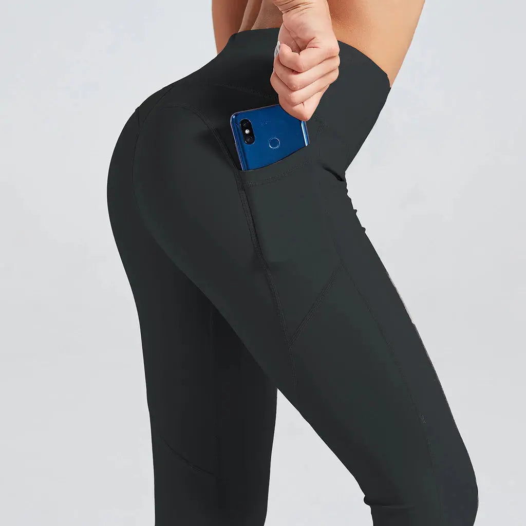 Clearance -Clothing -Legging-High Waisted with Pocket Black
