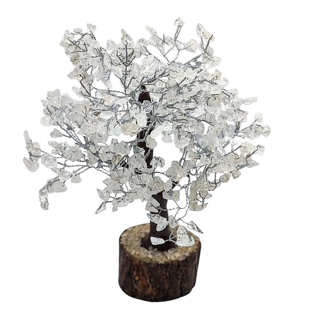 Home Decor -Gem Tree- Crystal Quartz -10.5"H