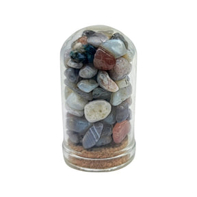 Home Decor -Small Decorative Bell -Agate Bostwana -15ml