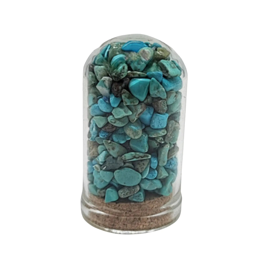 Home Decor -Small Decorative Bell -Blue Howlite -15ml -Gemstone Bell -Aromes Evasions 