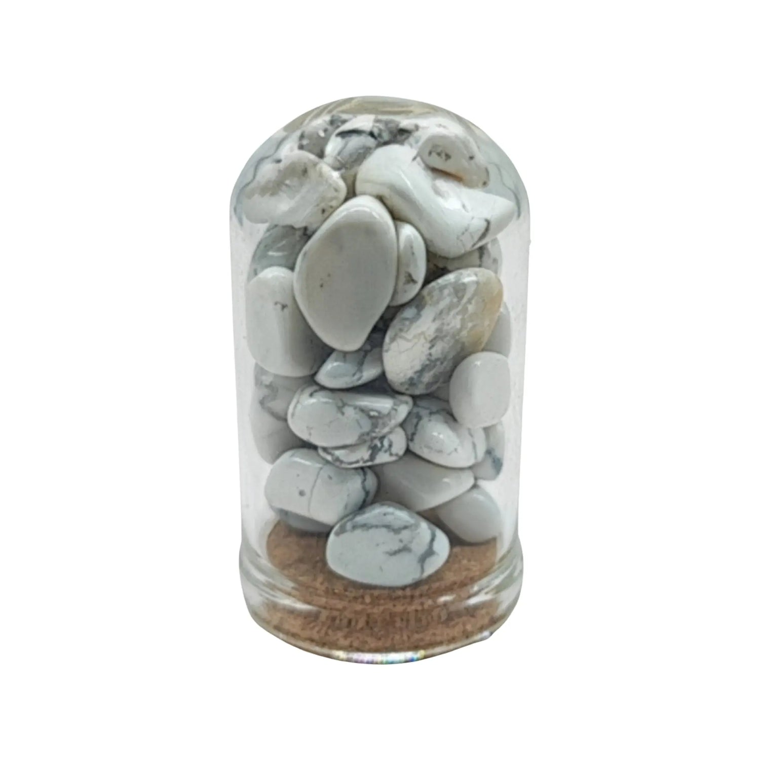 Home Decor -Small Decorative Bell -Howlite -15ml