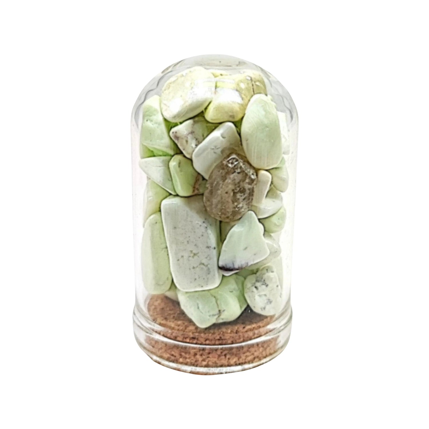 Home Decor -Small Decorative Bell -Lemon Chrysoprase -15ml