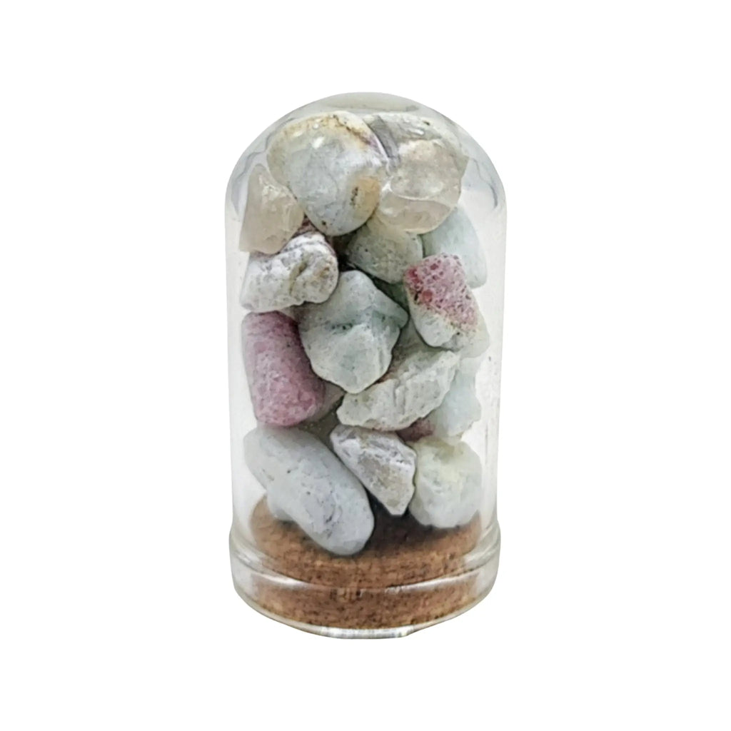 Home Decor -Small Decorative Bell -Pink Tourmaline (Rubellite) -15ml -Gemstone Bell -Aromes Evasions 