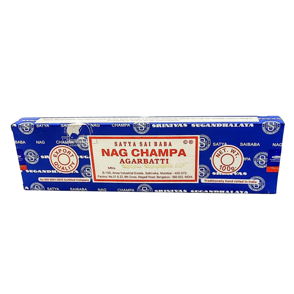 Incense Sticks -Satya -Nag Champa -Sai Baba -Box of 100g