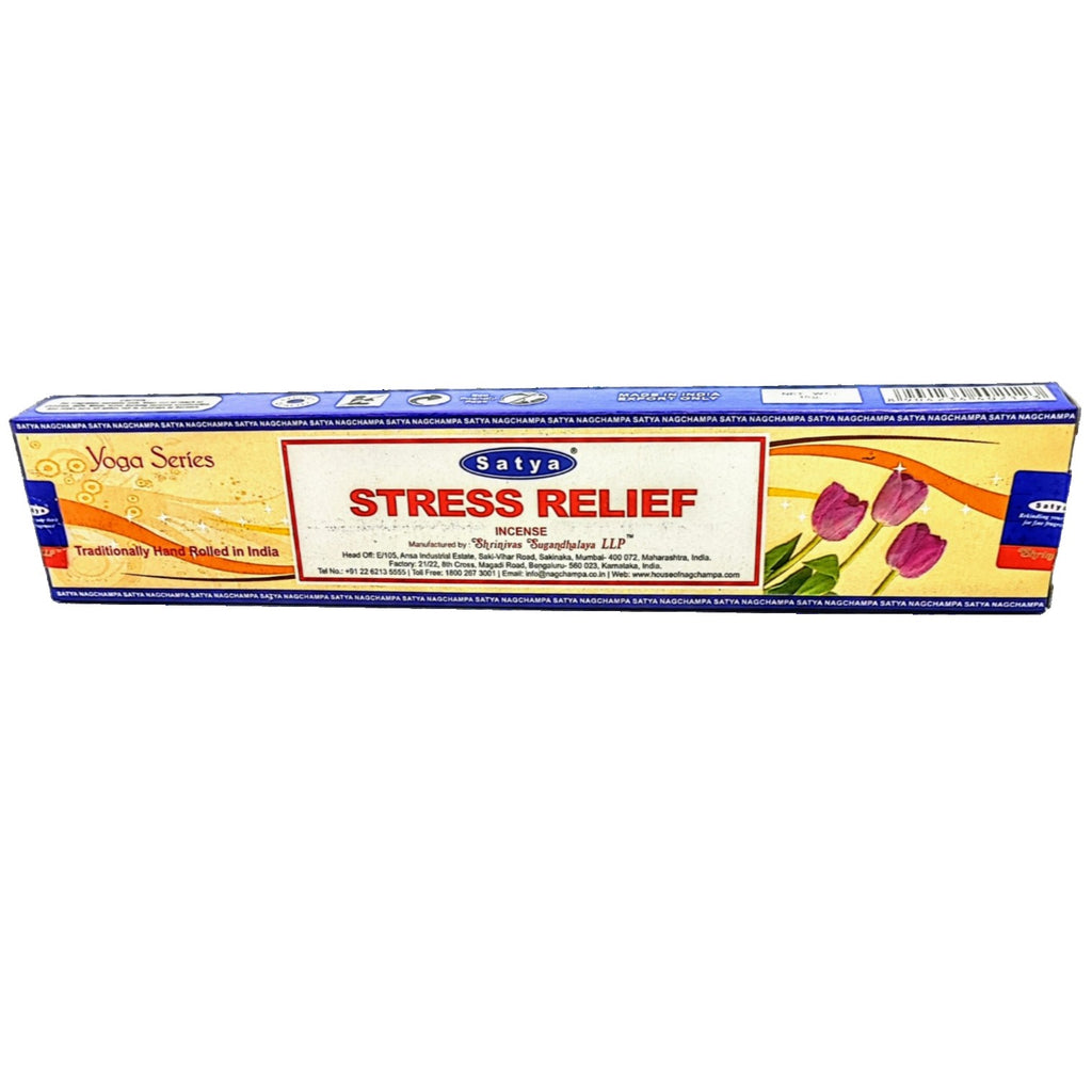 Incense Sticks -Satya -Stress Relief -Yoga Series -Box of 15g