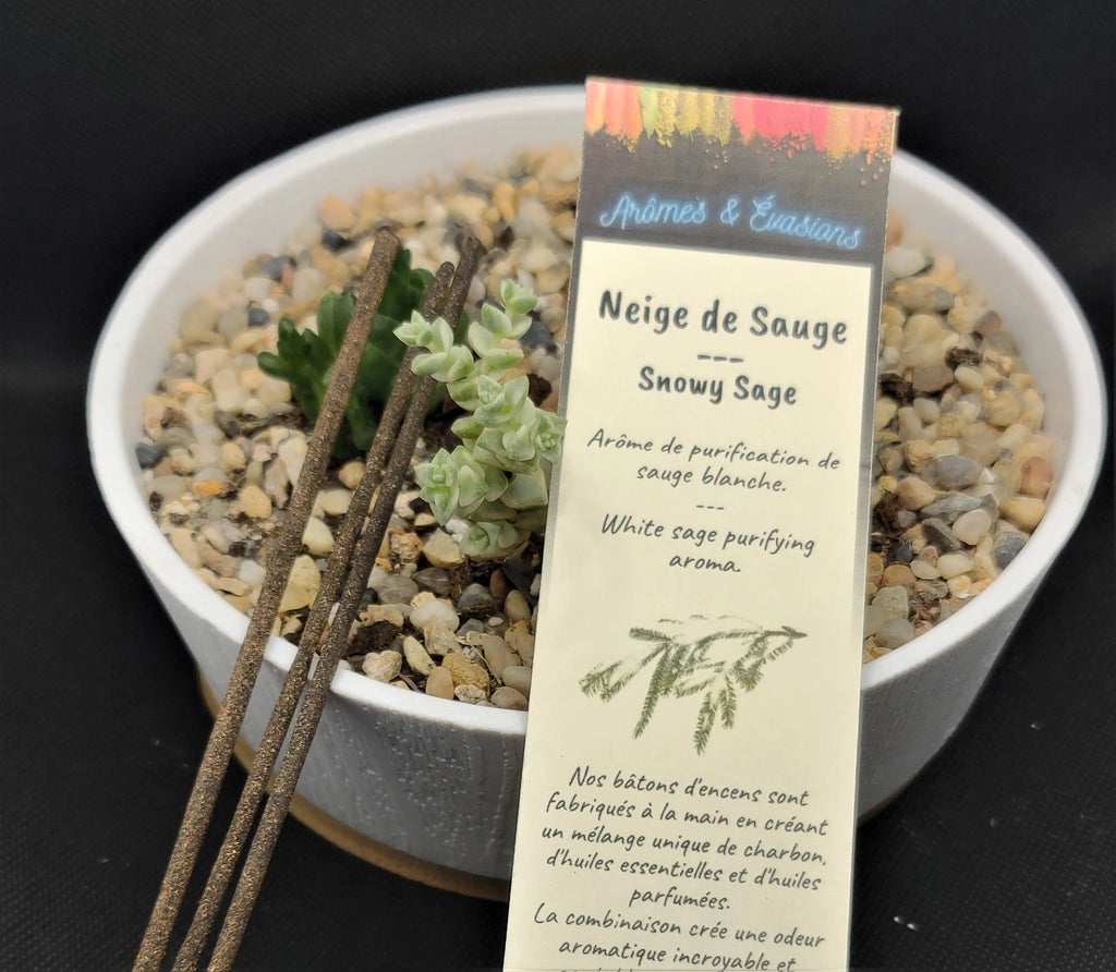 Incense Box -Snow Sage -10 Sticks