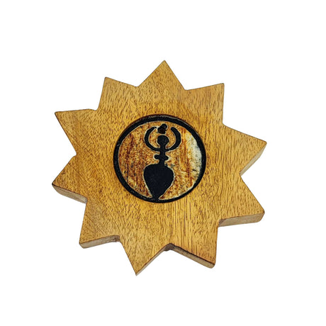 Incense Burner -Cones & Sticks -Wood -Goddess